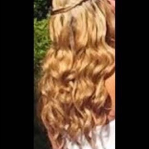 100% real human hair blond hair extensions - Picture 4 of 6